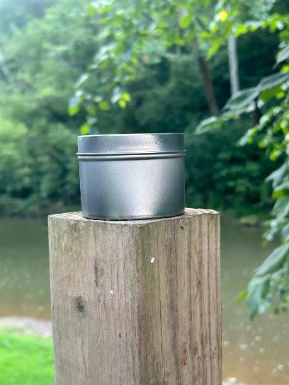 4oz White Stem Tin