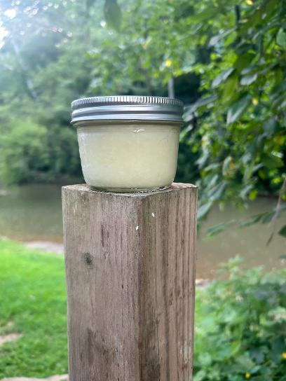 4oz White Stem Jar
